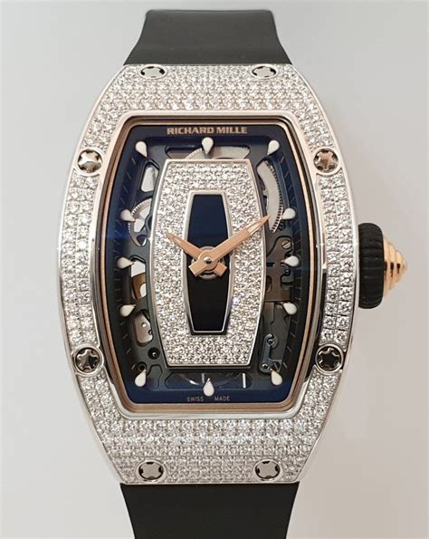 richard mille black diamond watch|Richard Mille ladies diamond.